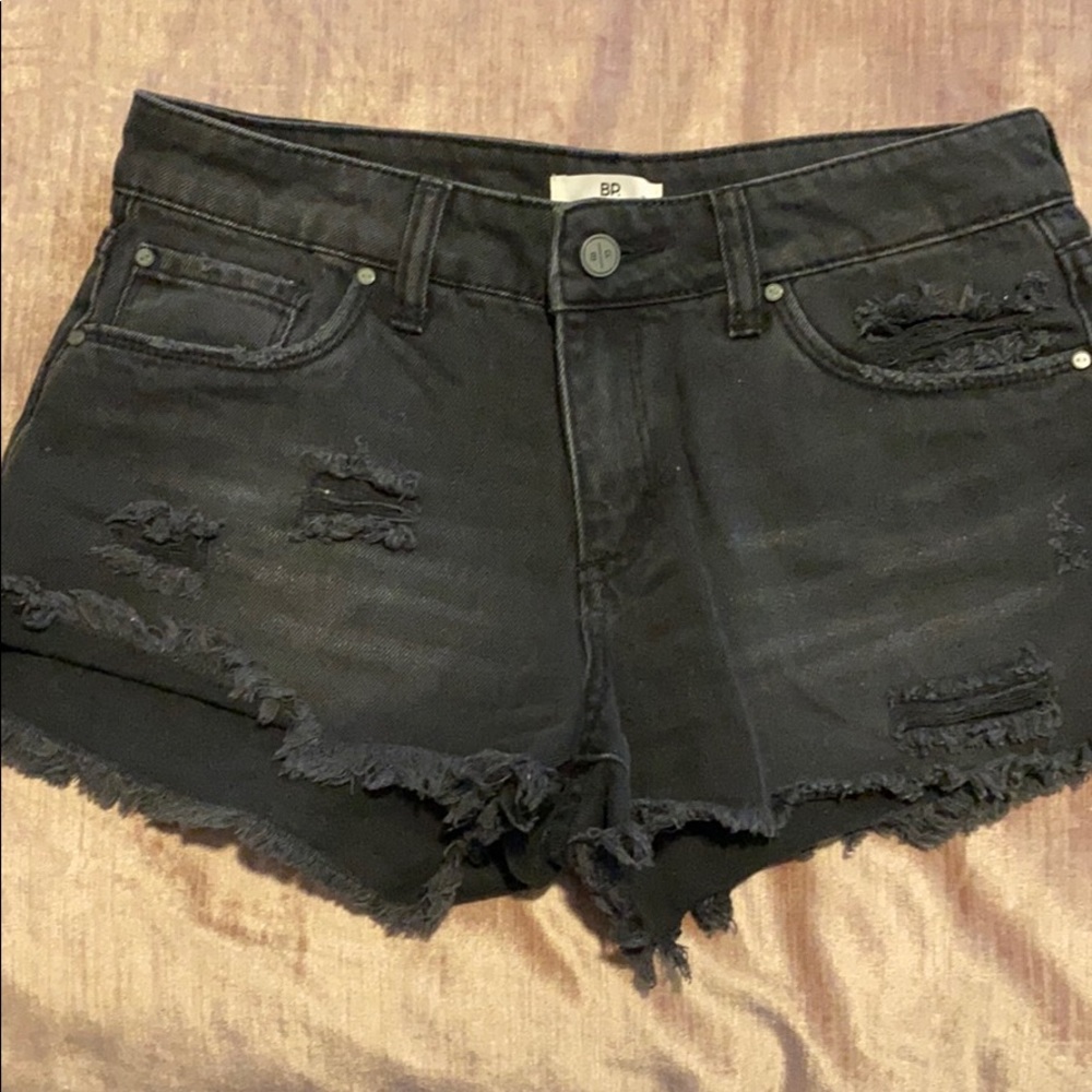 Black Denim shorts